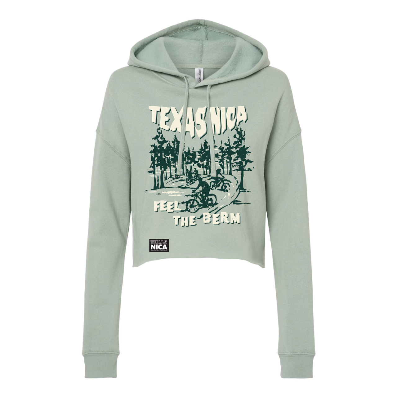 Texas NICA Feel the Berm Women's Cropped Hoodie