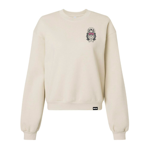 NICA GRiT Focus Crop-Crewneck Sweatshirt - Front