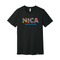 NICA Trippy Wordmark Tee - Vintage Black