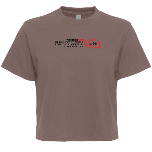 Wisconsin NICA Championship Women's Boxy Tee - Shitake