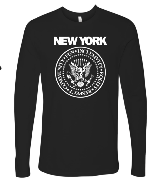 New York NICA Rock and Roll Long Sleeve Tee