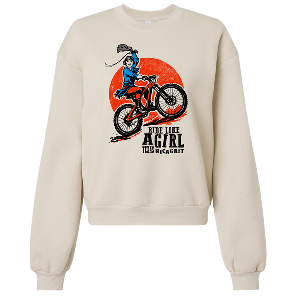 Texas NICA Ride Like a Girl Sweater