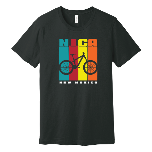 New Mexico NICA Stripes Tees - Black