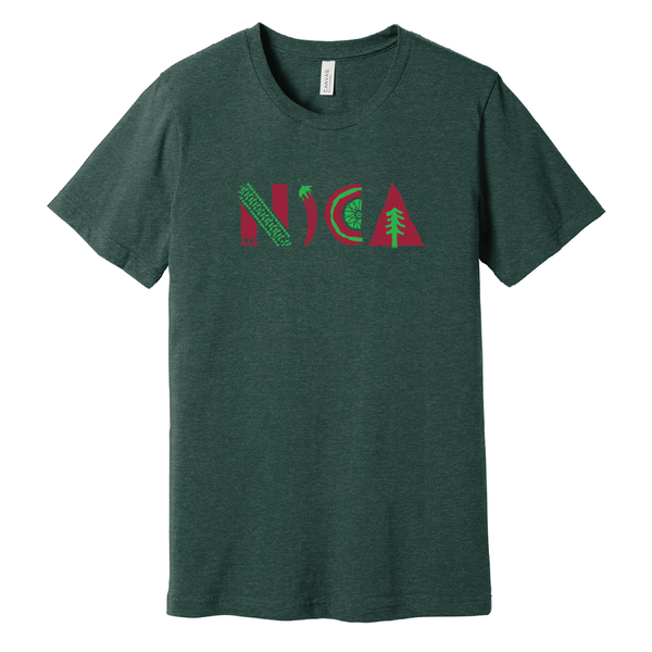 New Mexico NICA Spokes and Treads Tees - Heather Forest