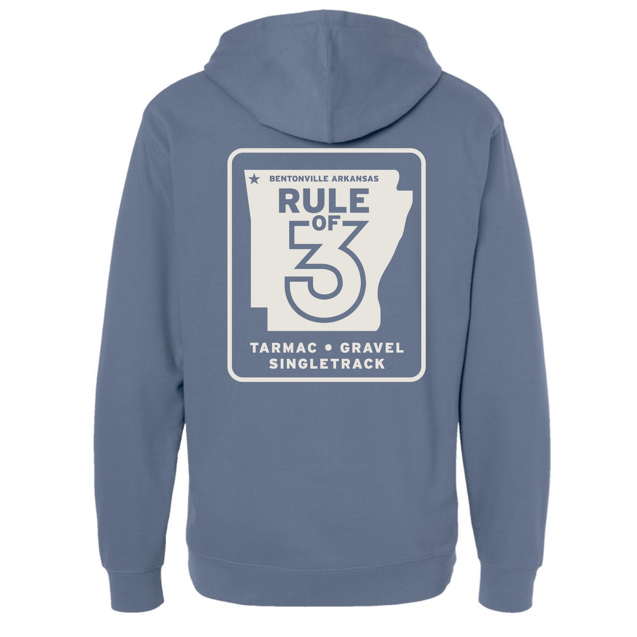 RO3 Blue Logo Hoodie