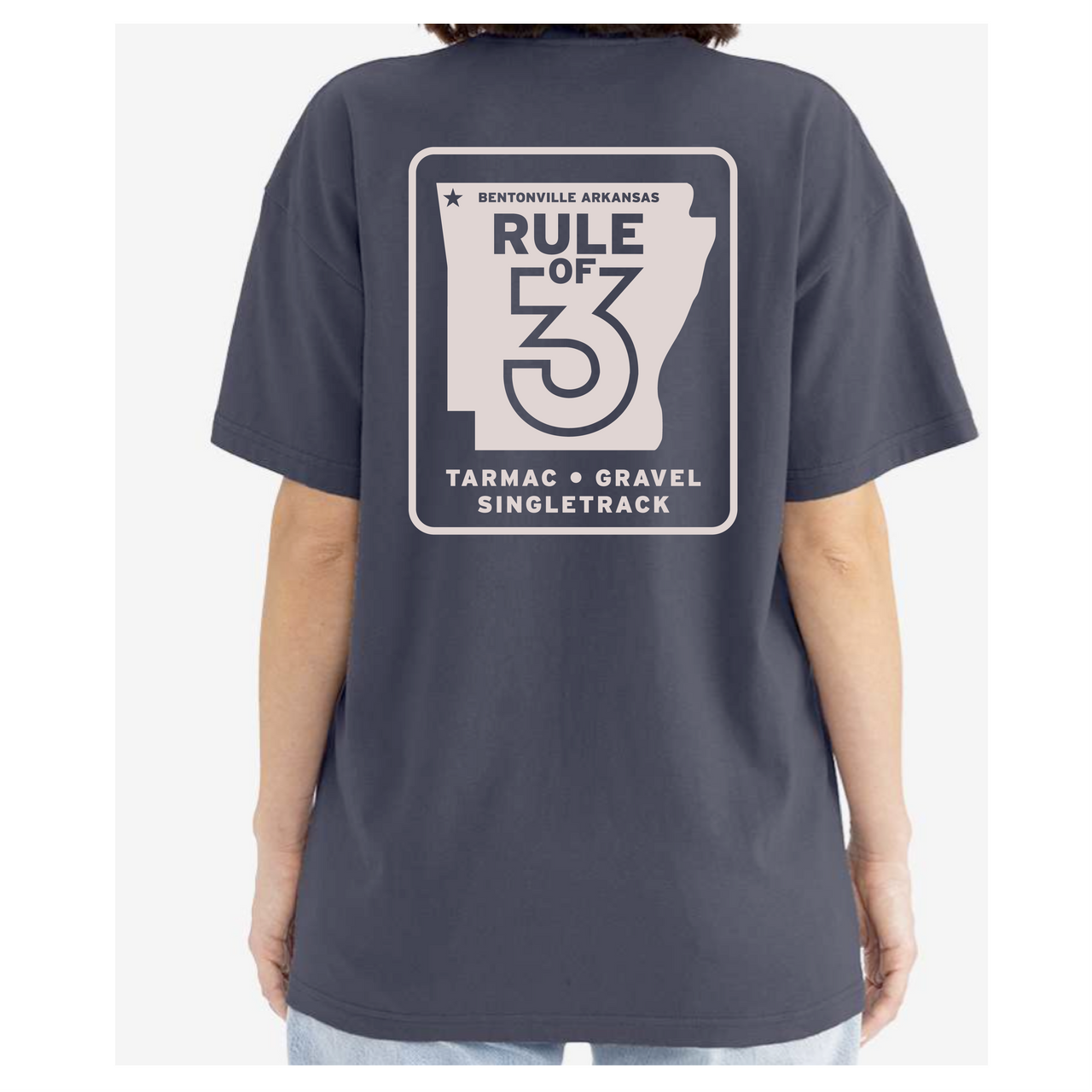 RO3 Blue Logo Tee