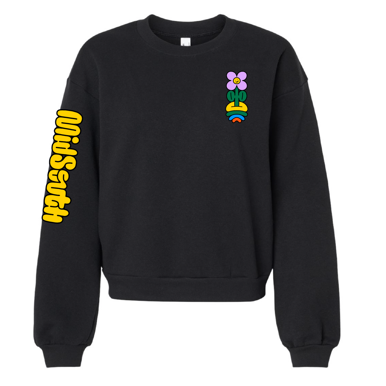 MidSouth Ladies Flowerpot Crop Sweatshirt
