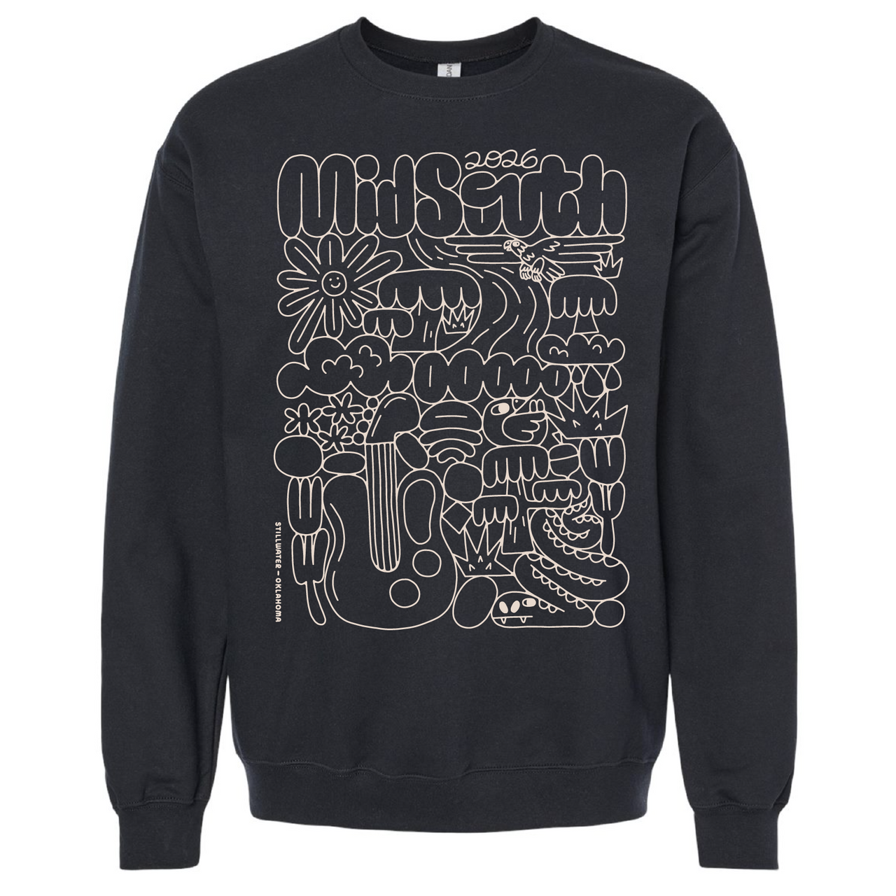 MidSouth 2026 Line Drawing Crewneck Sweatshirt