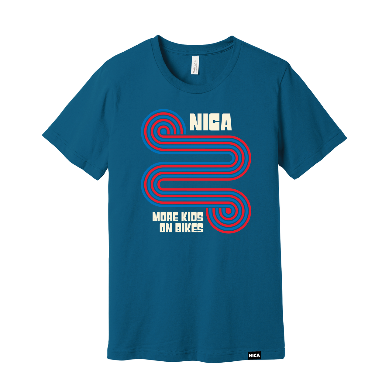 NICA Retro Tee - Deep Teal